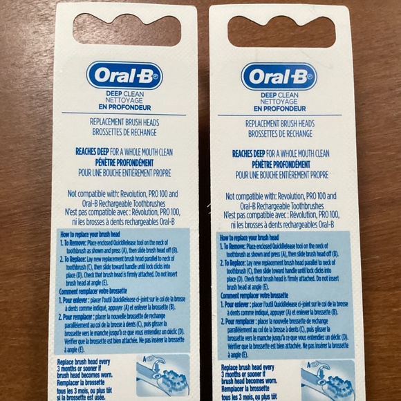 Oral-B Deep Clean Replacement Brush Heads Bundle New - Picture 6 of 9